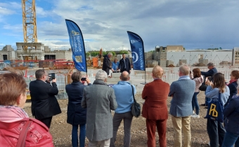 Pose de première pierre à Luisant